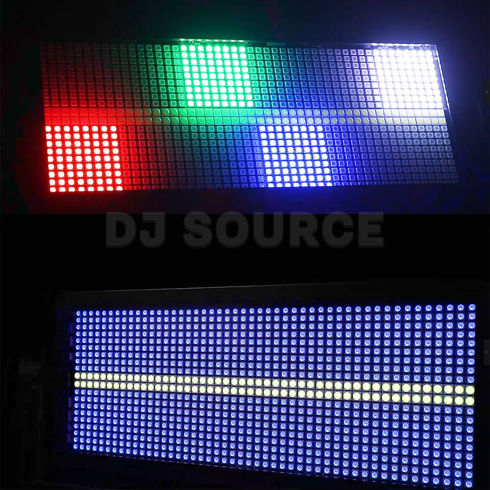 DJSOURCE LED 864PCS RGB + 96PCS White Strobe 12+12 Section Moving Head RDM Party Stage Lighting Dj Disco DMX Horse Racing Wash Effect