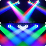 Cargar imagen en el visor de la galería, DJSOURCE LED 19x15W RGBW Bee Eye With RGB Ring Wall Wash Beam Zoom Moving Head Stage Lighting For Concert Bar Dj Club Wedding Stage Light