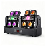 Load image into Gallery viewer, DJSOURCE LED 8x10W RGBW 4in1 Beam + Magic Ball + Golden / Cold White Strobe + RG Laser + Pattern 5in1 Effect Stage Lighting For Party Club Dj Disco Indoor Night Dance Lights
