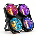 DJSOURCE LED 4x50W COB With RGB LED Retro Strobe Background Stage Dj Disco Lighting