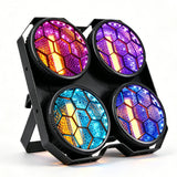 Load image into Gallery viewer, DJSOURCE LED 4x50W COB With RGB LED Retro Strobe Background Stage Dj Disco Lighting