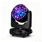 Cargar imagen en el visor de la galería, DJSOURCE LED 19x15W RGBW Bee Eye With RGB Ring Wall Wash Beam Zoom Moving Head Stage Lighting For Concert Bar Dj Club Wedding Stage Light