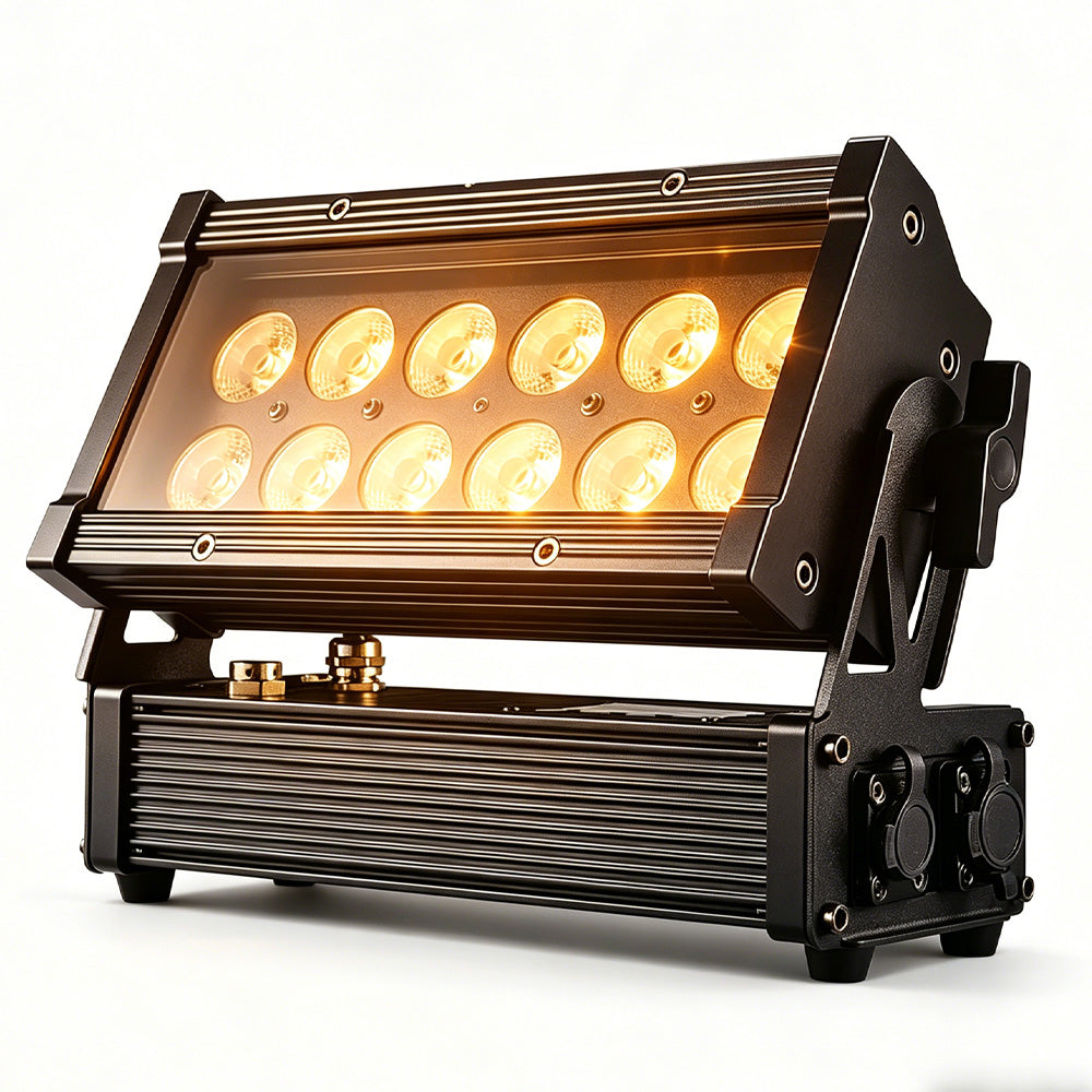 DJSOURCE LED 12x18w RGBWA UV 6in1 Effect Waterproof IP65 Battery Power Wireless DMX App Control