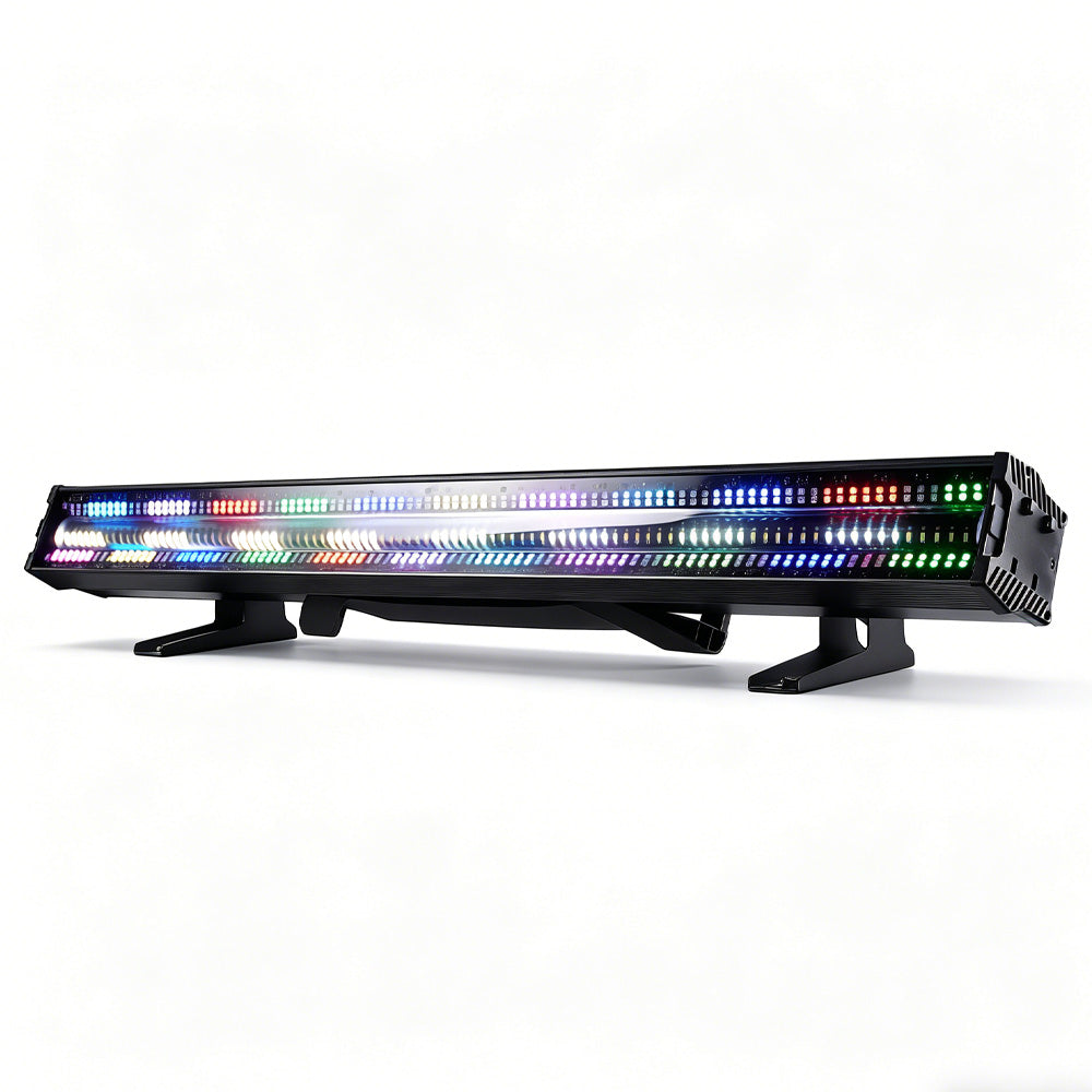 DJSOURCE LED Bar 96x2W White Strobe With RGB 3in1 Running Horse Effect Wash Effect Bar Light