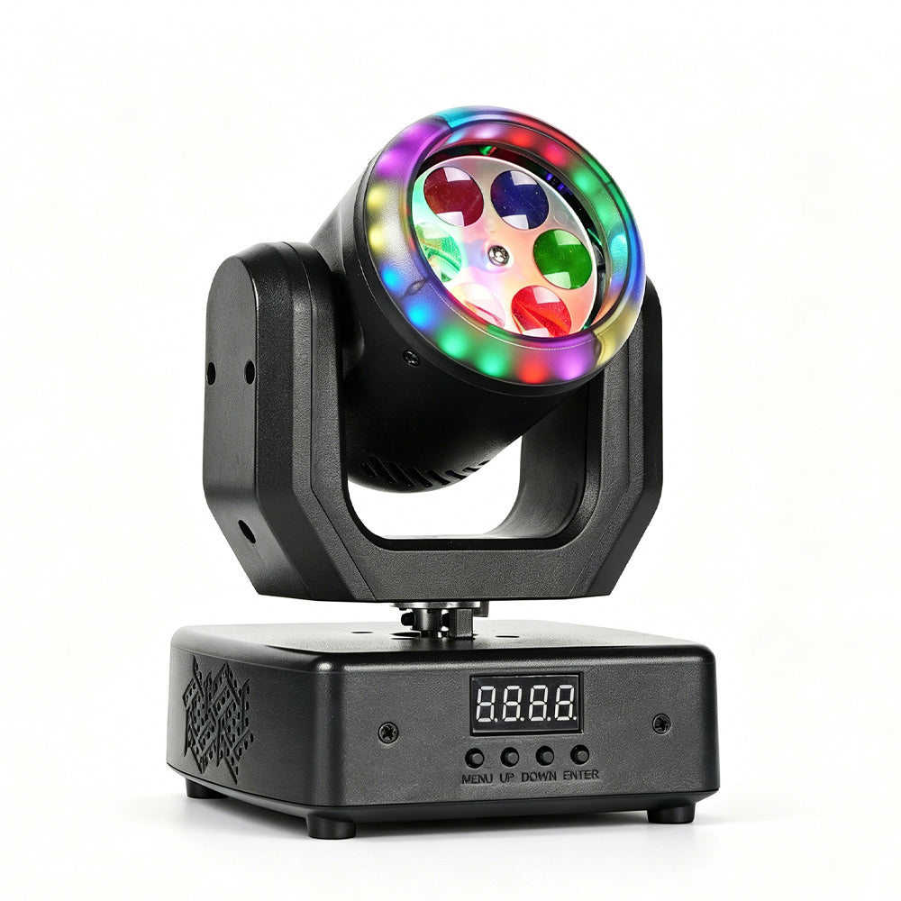 DJSOURCE MINI LED 60W Bee eye Moving Head Light For Home Party Dj Disco Club Bar KTV Room Effect Light