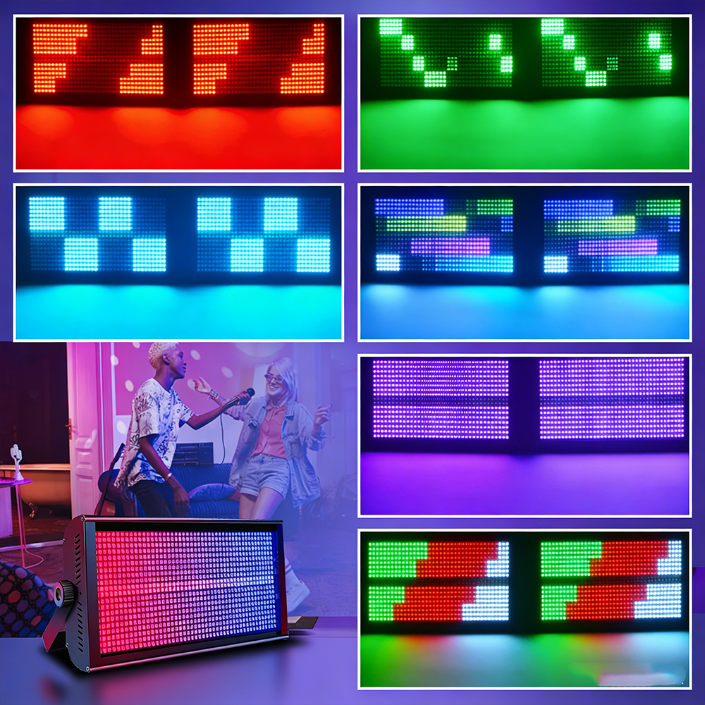 DJSOURCE 200w LED 48+8 segment strobe light