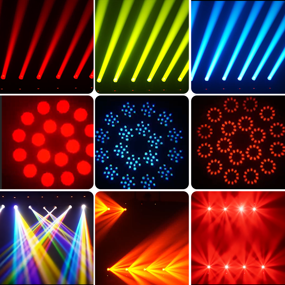 DJSOURCE LED 200W Beam Spot Moving Head Light Dj Disco Stage Light