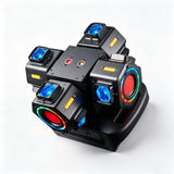 Load image into Gallery viewer, DJSOURCE 4Arms LED 12x10W RGBW 4in1 with RG Laser Strobe Light Remote DMX Control For Party Dj Disco Wedding Indoor Ktv Room Effect Light