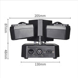 Load image into Gallery viewer, DJSOURCE Mini 50W 3Arms RGBW Beam Golden Strobe Green Laser Effect Moving Head Lighting For Home Party Club Dj Disco Wedding Stage Lights