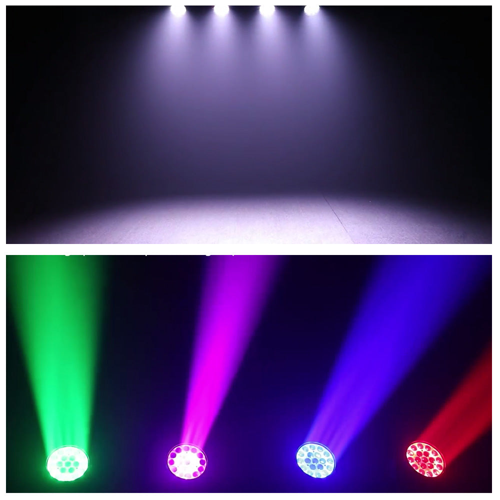 DJSOURCE LED 19x15w RGBW 4in1 Zoom Wash Effect Moving Head Stage Lights For Dj Party Club Stage
