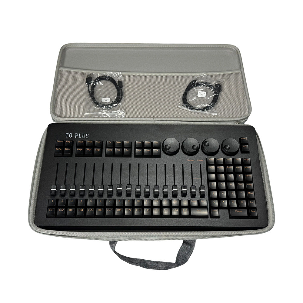 DJSOURCE T0 Plus Stage Lighting Controller DMX Console Moving Head Par Lighting Control