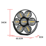 Load image into Gallery viewer, DJSOURCE LED 7x50w COB Strobe Background RGB Auxiliary Lights Wash Flash Effect Retro Stage Lighting For Dj Disco Club Wedding Party