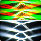 Cargar imagen en el visor de la galería, DJSOURCE LED 8Heads 32x3W RGBW Beam Light + 100MW Red Green Laser + 2x5W Strobe Light Moving Head 3in1 Effect Stage Light For Dj Disco Club
