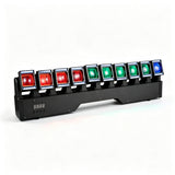 Load image into Gallery viewer, DJSOURCE LED 10X20W RGBW Beam Moving Bar With Warm Cold White Ring DMX Control For Dj Club Bar Dance Effect Moving Stage Lighting Party