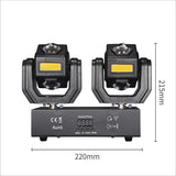 Cargar imagen en el visor de la galería, DJSOURCE 2Heads Moving Head LED 24x3W RGBW Beam + 6x10W Golden Strobe Lighting For Room Party Club Dj Disco Wedding Stage Lighting