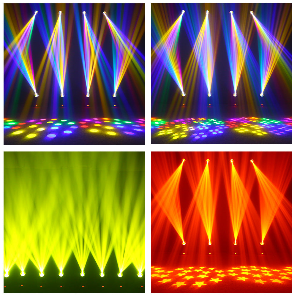 DJSOURCE LED200W Beam Spot Moving Head Light Dj Disco Stage Light