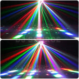 Cargar imagen en el visor de la galería, DJSOURCE LED 8Heads 32x3W RGBW Beam Light + 100MW Red Green Laser + 2x5W Strobe Light Moving Head 3in1 Effect Stage Light For Dj Disco Club