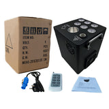 Load image into Gallery viewer, DJSOURCE 600W Cold Spark Machine With LED 6x10W RGB Wash Effect Light DMX Remote Control For Party Dj Disco Club Wedding Event Stage Equipment