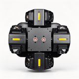 Load image into Gallery viewer, DJSOURCE 4Arms LED 12x10W RGBW 4in1 with RG Laser Strobe Light Remote DMX Control For Party Dj Disco Wedding Indoor Ktv Room Effect Light