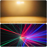 Load image into Gallery viewer, DJSOURCE 16Arms LED Beam 14x10W RGBW + RGB Laser + Amber Strobe 3in1 Effect Moving Head Light For Dj Disco Wedding Indoor Birthday Party Stage Lighting