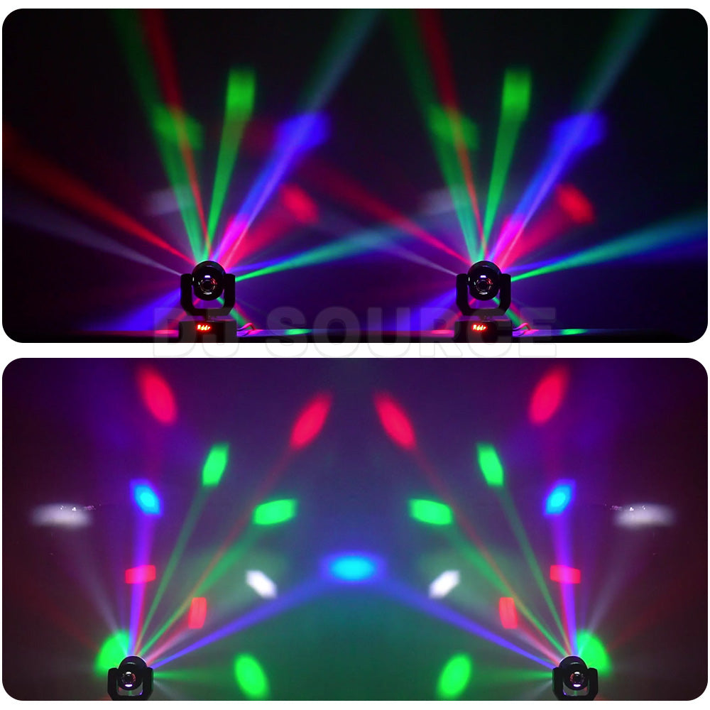 DJSOURCE MINI LED 60W Bee eye Moving Head Light For Home Party Dj Disco Club Bar KTV Room Effect Light