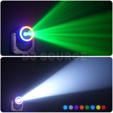 Load image into Gallery viewer, LED 100W Spot Zoom Moving Head Light With RGB Ring 3Prisms For Home Party Dj Disco Wedding Stage Light
