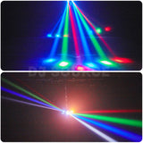 Cargar imagen en el visor de la galería, DJSOURCE 2Heads Moving Head LED 24x3W RGBW Beam + 6x10W Golden Strobe Lighting For Room Party Club Dj Disco Wedding Stage Lighting