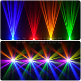 Cargar imagen en el visor de la galería, DJSOURCE LED 150W Beam Spot RGB Ring Moving Head 16Prisms Rainbow Effect Party Dj Disco Club Moving Head Stage Lighting
