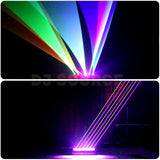 Load image into Gallery viewer, DJSOURCE 6x500MW RGB Laser Bar Light With Strobe Retro Effect Laser Moving Bar Light For Dj Disco Wedding Club DMX Music Control
