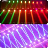 Load image into Gallery viewer, DJSOURCE LED Double Side 12x80W RGBW Beam White Ring SMD Infinite Rotation Moving Head Party Dj Disco Wedding Stage Lighting