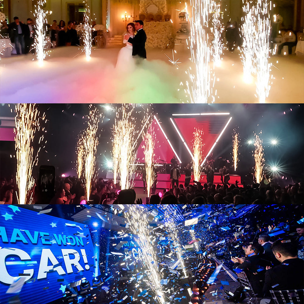 DJSOURCE 750W Stage Spark Machine Effect Stage Equipment