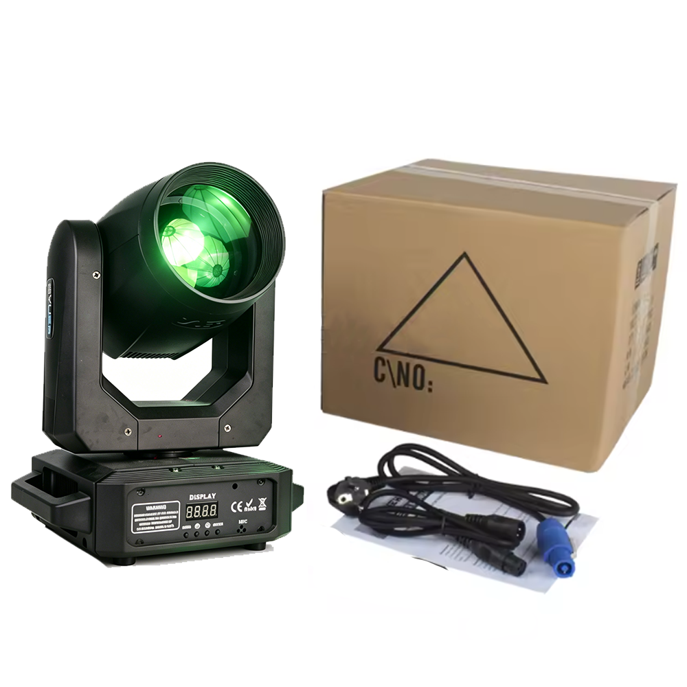 DJSOURCE LED 200W Beam Spot Moving Head Light Dj Disco Stage Light
