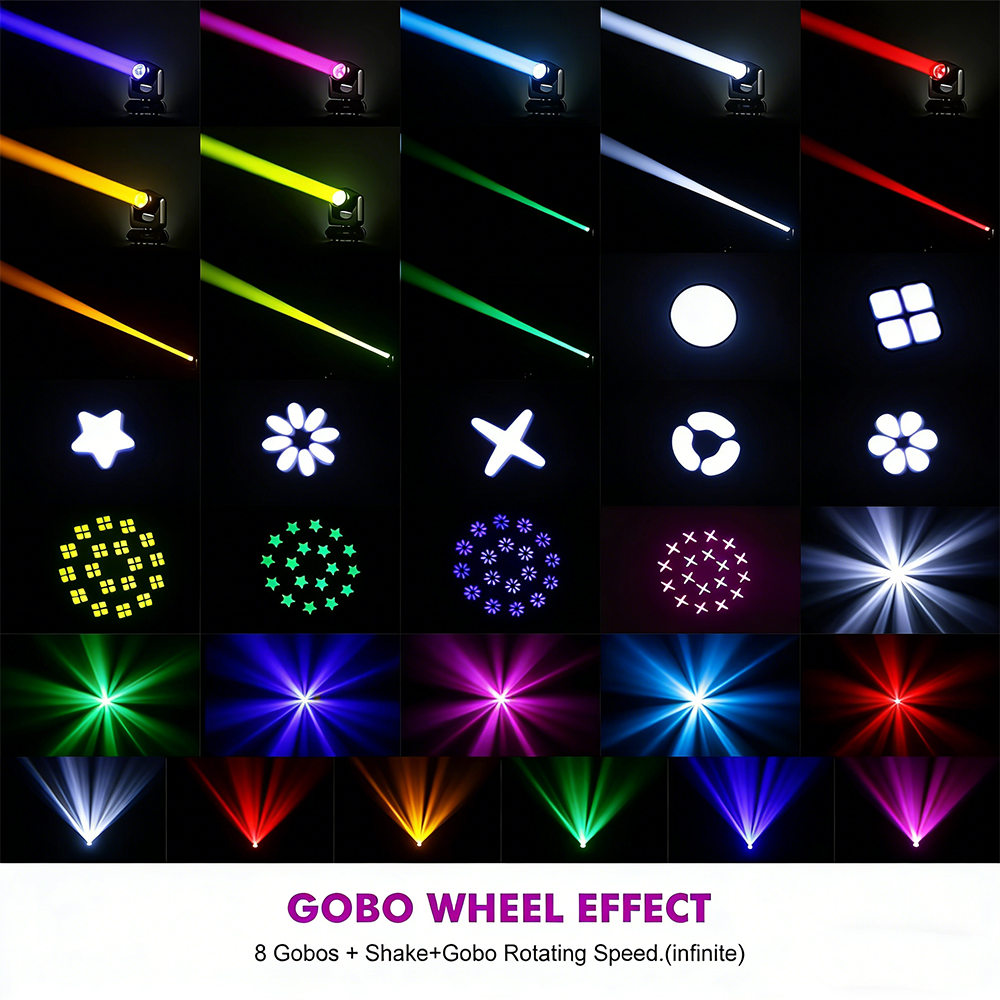 DJSOURCE 150W LED Beam Moving head Light