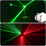 Load image into Gallery viewer, DJSOURCE 3 Arms 9x10W RGBW Beam + RG Laser + Strobe 3in1 Effect Moving Head Light For KTV Room Party Dj Disco Wedding Stage Dance Party Bar Remote Control
