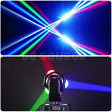 Load image into Gallery viewer, DJSOURCE Remote Control LED 12x3W RGBW 4in1 Beam 3LEDS Gold Strobe Moving Head Lights For Birthday Party Night Events Room DIsco