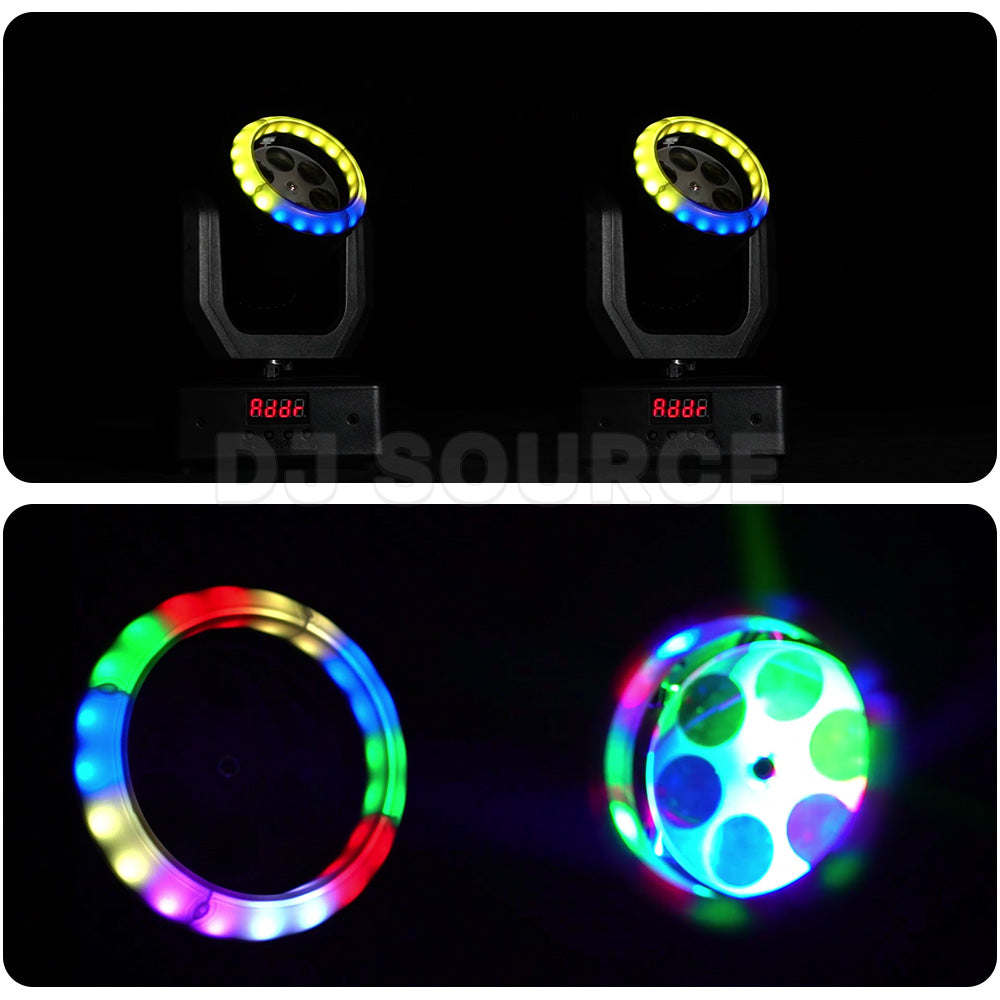 DJSOURCE MINI LED 60W Bee eye Moving Head Light For Home Party Dj Disco Club Bar KTV Room Effect Light