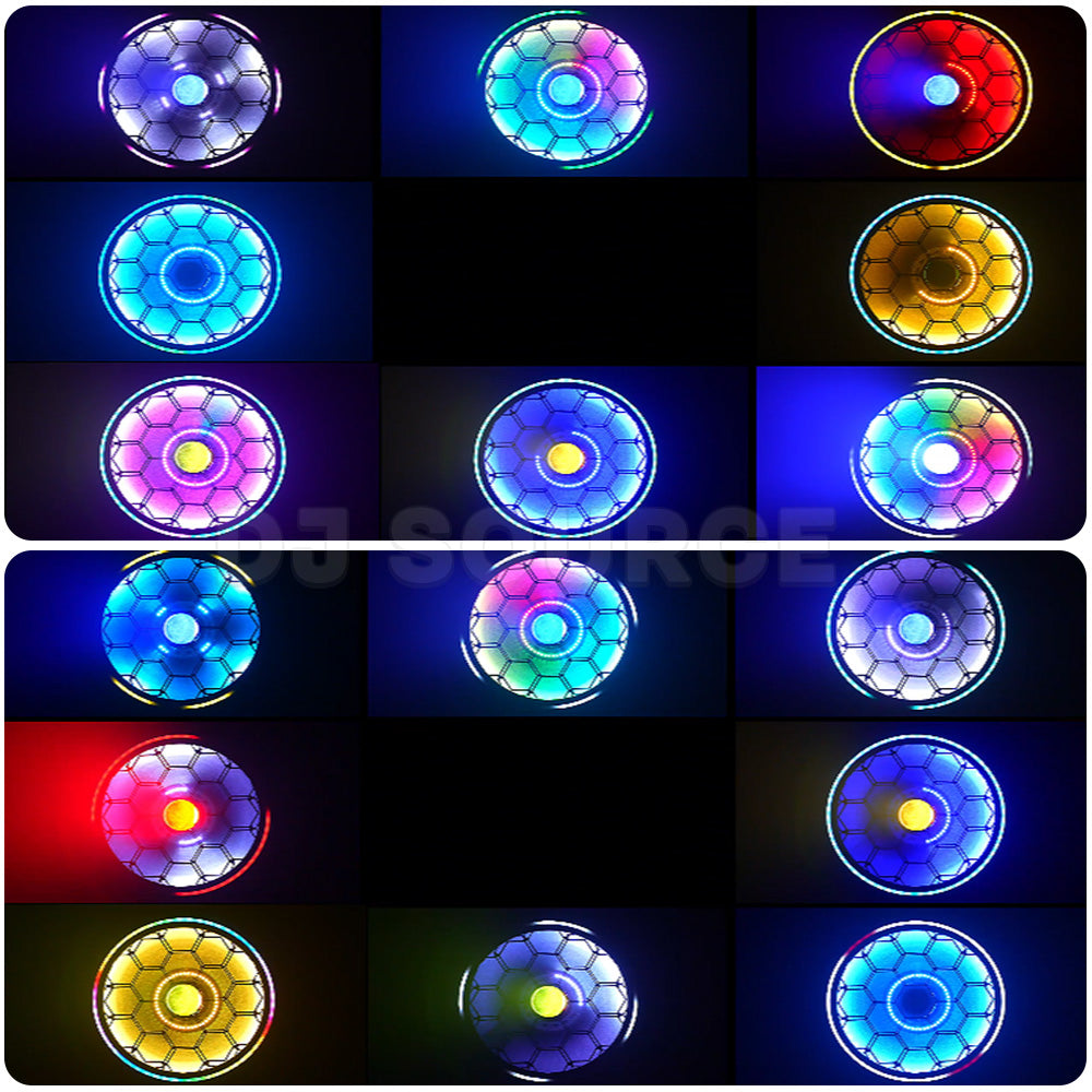 DJSOURCE LED 200W Beam With RGB Backlight Retro Stage Wash Effect Lighting For Dj Disco Club Wedding Party Club Indoor Strobe Stage Light