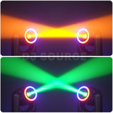 Load image into Gallery viewer, LED 100W Spot Zoom Moving Head Light With RGB Ring 3Prisms For Home Party Dj Disco Wedding Stage Light