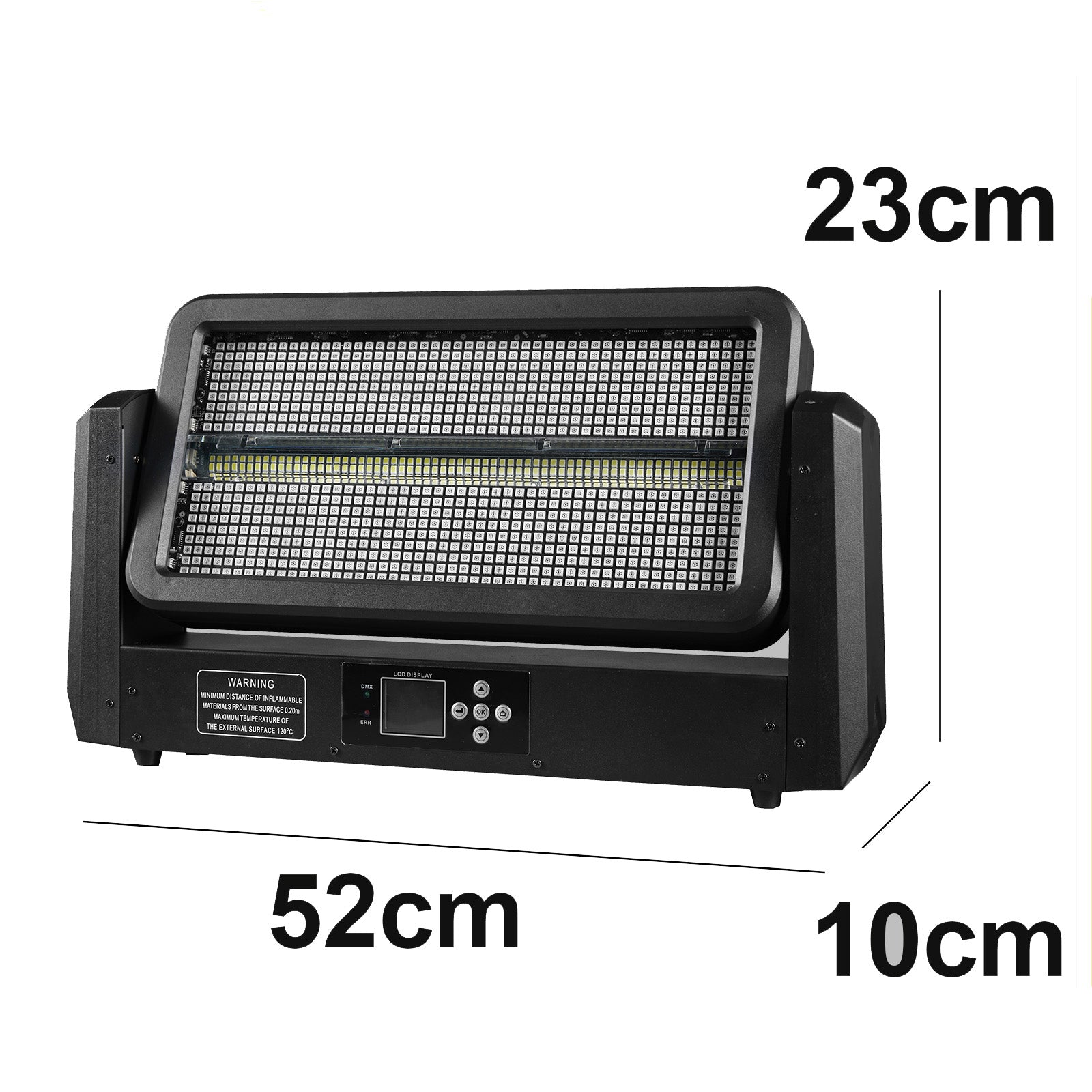 DJSOURCE 300W LED 96+20 Segements Moving Head Strobe Light