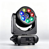 Load image into Gallery viewer, DJSOURCE LED 7x40W RGBW 4in1 Bee Eye 5W RGB Laser Animation Projector Moving Head Stage Light DMX Music Control For Party Dj Disco
