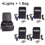 Load image into Gallery viewer, DJSOURCE 6x18w LED RGBWA UV 6in1 Par Light Battery Power Remote Wireless DMX Control Wall Washing Strobe Par Bar Dj Disco Light