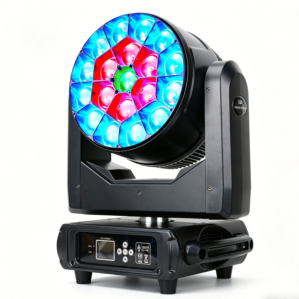 DJSOURCE LED 19x40W RGBW 4in1 Bee eye Moving Head Party Dj Disco Club Stage Lighting