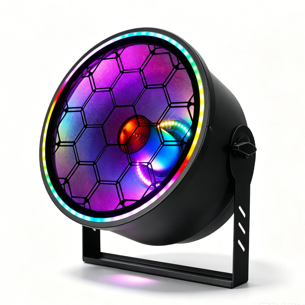 DJSOURCE LED 200W Beam With RGB Backlight Retro Stage Wash Effect Lighting For Dj Disco Club Wedding Party Club Indoor Strobe Stage Light
