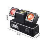 Load image into Gallery viewer, DJSOURCE 2Arms LED 8x3W RGBW Beam + RG Laser + 2x5W Strobe Moving Head Lighting 3in1 Stage Effect Wash For Home Party Dj Disco Event Indoor Dance Stage Light
