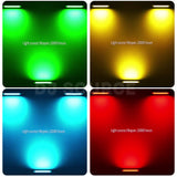 Load image into Gallery viewer, DJSOURCE Waterproof IP65 1500W LED Moving Strobe Light RGB + W Frost Effect OLED Screen Dj Disco Club Strobe Outdoor Wash Effect Stage