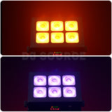 Load image into Gallery viewer, DJSOURCE LED 6x18W RGBWA UV 6in1 Battery Power Par Light For Dj Disco Wedding Club Party Stage Lighting