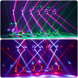 Load image into Gallery viewer, DJSOURCE LED 6x40W RGBW Beam Moving Head Party Stage Lighting DMX512 Music Control For Home Party Dj Disco Club Indoor Lights