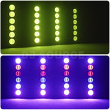 Cargar imagen en el visor de la galería, DJSOURCE LED6x60W COB Retro Lighting With RGB Wash Strobe Effect Stand Background Lighting For Birthday Concert Music Festival Party Dj Disco Stage Light