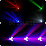 Load image into Gallery viewer, DJSOURCE LED 6X50W COB Warm White Retro With 6x10W RGBW Bee Eye Wash Strobe Stage Lighting For Party Dj Club Bar Background Light DMX Control