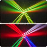 Load image into Gallery viewer, DJSOURCE LED 12x10W RGBW Beam + Bee Eye + RG Laser + SMD RGB Ring + White Strobe 5in1 Effect For Party Club Bar Dance Dj Disco Indoor Stage Lighting